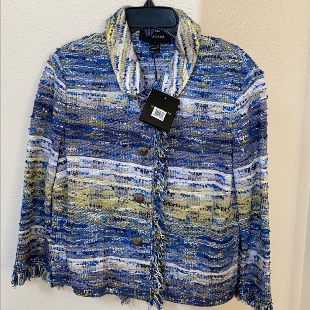 New St. John tweed jacket